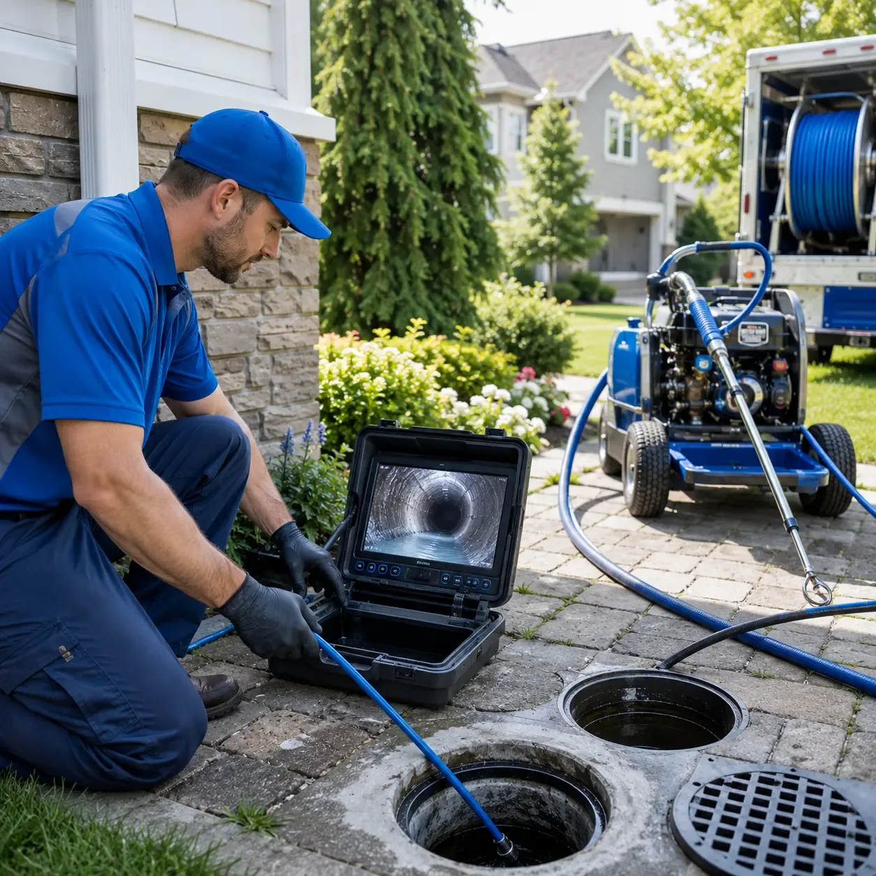 Outdoor drain cleaning professionals serving Haddonfield, NJ